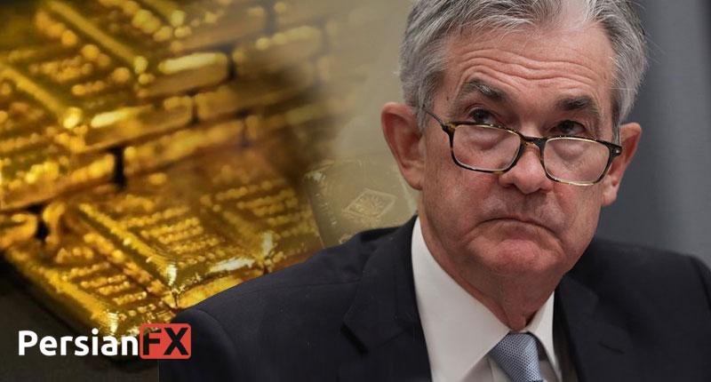 توقف افزایش قیمت طلا پس از سخنرانی جروم پاول