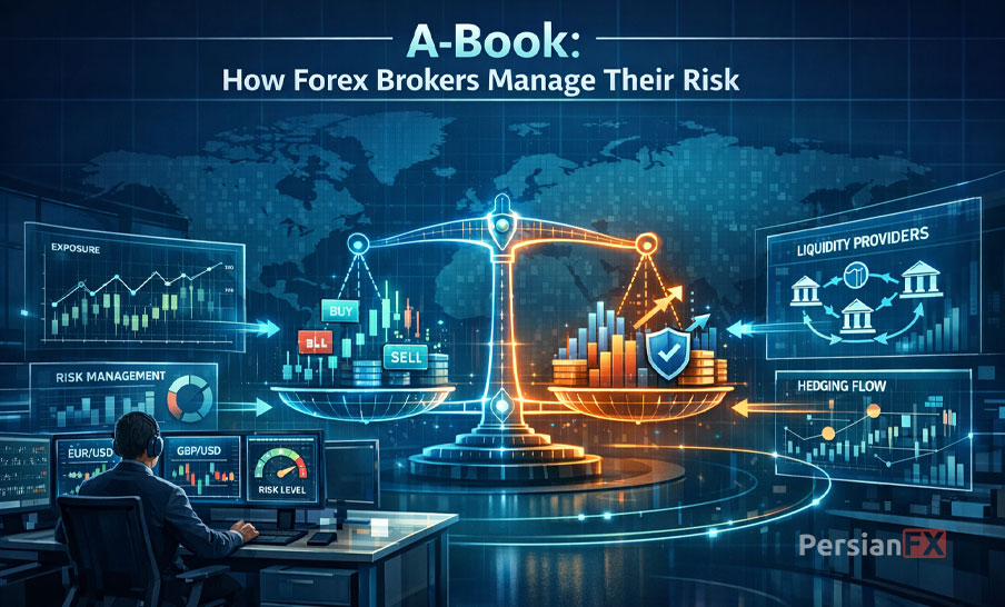 بروکر A-Book چگونه ریسک معاملات مشتریان را پوشش می‌دهد؟