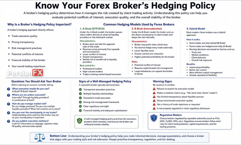 سیاست هج (Hedging Policy) بروکر فارکس را بشناسید