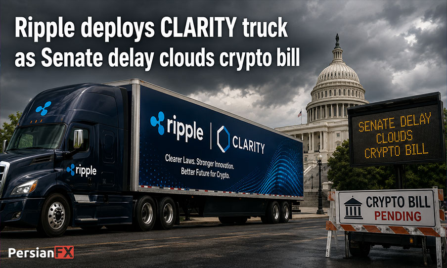 ریپل برای حمایت از لایحه CLARITY وارد عمل شد؛ تأخیر سنا آینده قانون‌گذاری رمزارزها را مبهم کرد
