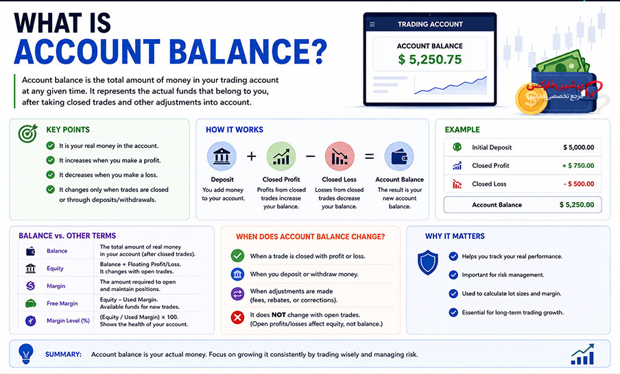 موجودی حساب (Account Balance) در فارکس چیست ؟