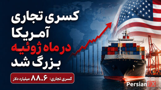 کسری تجاری آمریکا به بالاترین سطح ۱۶ ماهه به عدد ۸۸.۶ میلیارد دلار رسید