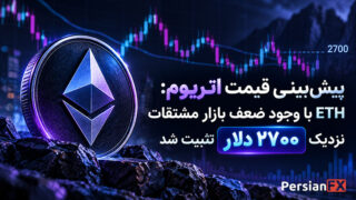 پیش‌بینی قیمت اتریوم: ETH با وجود ضعف بازار مشتقات نزدیک ۲۷۰۰ دلار تثبیت شد