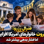 فدرال رزرو: درآمد و ثروت خانوارهای آمریکا افزایش یافت، اما فشار بدهی بیشتر شد