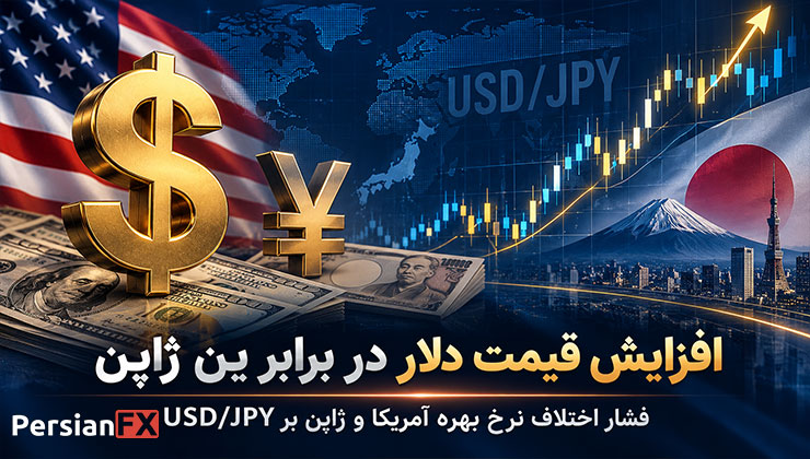 افزایش قیمت دلار در برابر ین ژاپن - فشار اختلاف نرخ بهره آمریکا و ژاپن بر USD/JPY